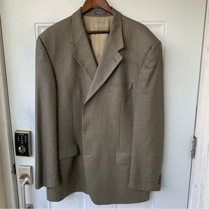 BRITCHES of GEORGETOWN-BIELLA BLACK- Silk/Wool blended Jacket. Olive gre…